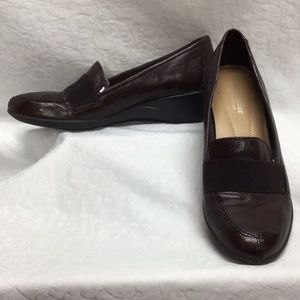 Naturalizer Debut dark brown leather shoes 7.5N